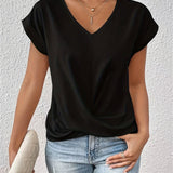 T-Shirt Casual V-Neck Sanne