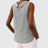 Anastine | Top Elegante con Cuello Alto