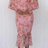 Miley - Vestido Midi con Estampado Floral