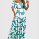 Camila | Vestido Cortado de Verano Elegante