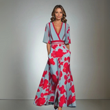 Jamie - Vestido Elegante con Patrón de Flores