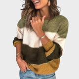 Adriana Suéter de Punto con Rayas