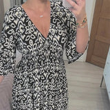 Hazel | Vestido Midi de Corte Geométrico