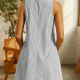 Serena | Vestido Mini a Rayas de Lujo (Casi agotado)