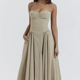 Elara | Vestido de tirantes con corsé