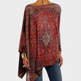 Antónia Blusa de Cuello Barco Elegante