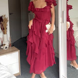 Elisa | Vestido con Volantes