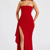 Stacy | Vestido Maxi Off-the-Shoulder