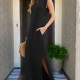 Riley™ - Vestido de Lino Elegante con Detalles Hechos a Mano
