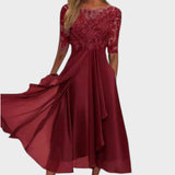 Gabhi Vestido Midi Con Detalles De Encaje