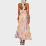 Elsie Elegante Vestido Sin Espalda