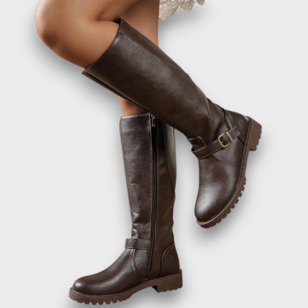ELSA | Botas de tacón bajo cómodas