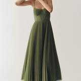 Bali | Vestido midi con corsé