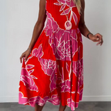 GRACE - VESTIDO BOHO FLORAL ELEGANTE
