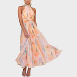 Elsie Elegante Vestido Sin Espalda