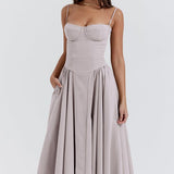 Elara | Vestido de tirantes con corsé