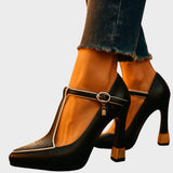 Rebeca Zapatos de Tacón Ajustables