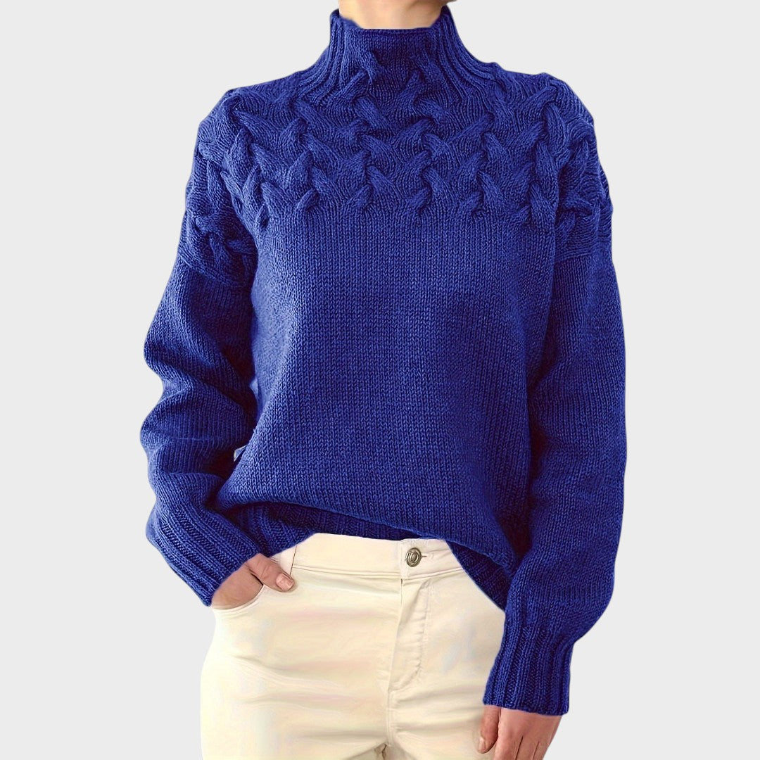 Lari Suéter Elegante de Tricot