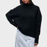 Suzana Suéter de Cuello Alto Oversize