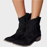 Mafalda - Botas de Cowboy de Gamuza