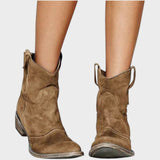 Mafalda - Botas de Cowboy de Gamuza