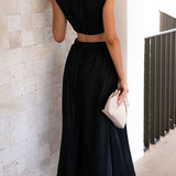 Quincy | Vestido Midi con Corte y Bolsillos