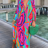 Bea - Vestido Maxi de Cuello en V
