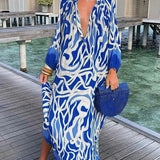 Bea - Vestido Maxi de Cuello en V