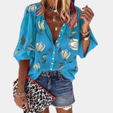Mila | Blusa de verano con estampado floral para mujer