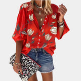 Mila | Blusa de verano con estampado floral para mujer