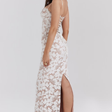 EVANGELINE - Vestido Maxi Bordado