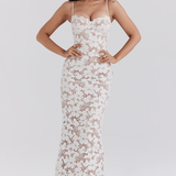 EVANGELINE - Vestido Maxi Bordado