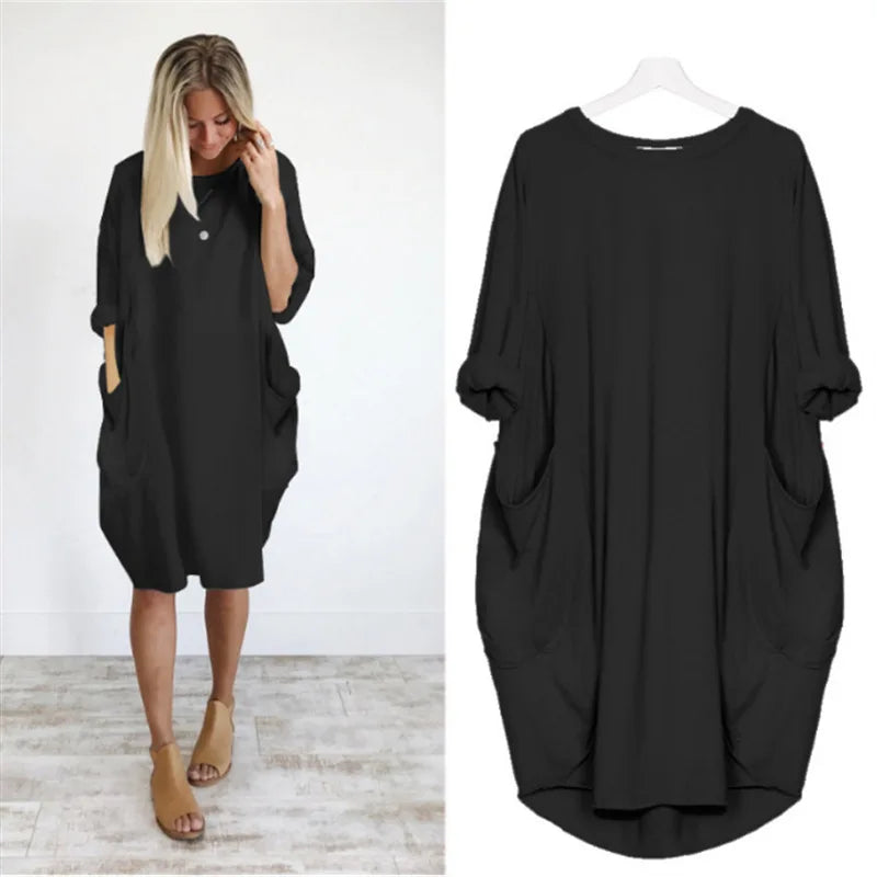 Lily | Vestido cómodo de corte holgado