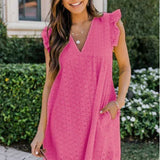 Penélope | Vestido Elegante de Encaje con Bolsillos