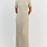 Maxi - Vestido Maxi Largo de Punto