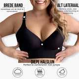Yack Saint® Sujetador push-up con espalda lisa – Negro + Beige (pack de 2)