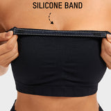 Sujetador bandeau sin costuras con cobertura total