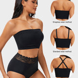 Sujetador bandeau sin costuras con cobertura total