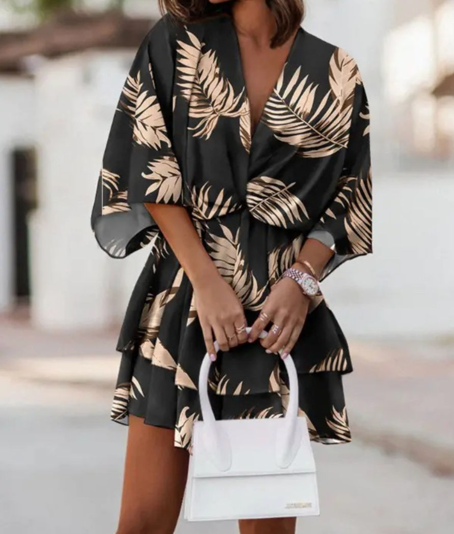 Valeria - Vestido Mini Floral Bohemio