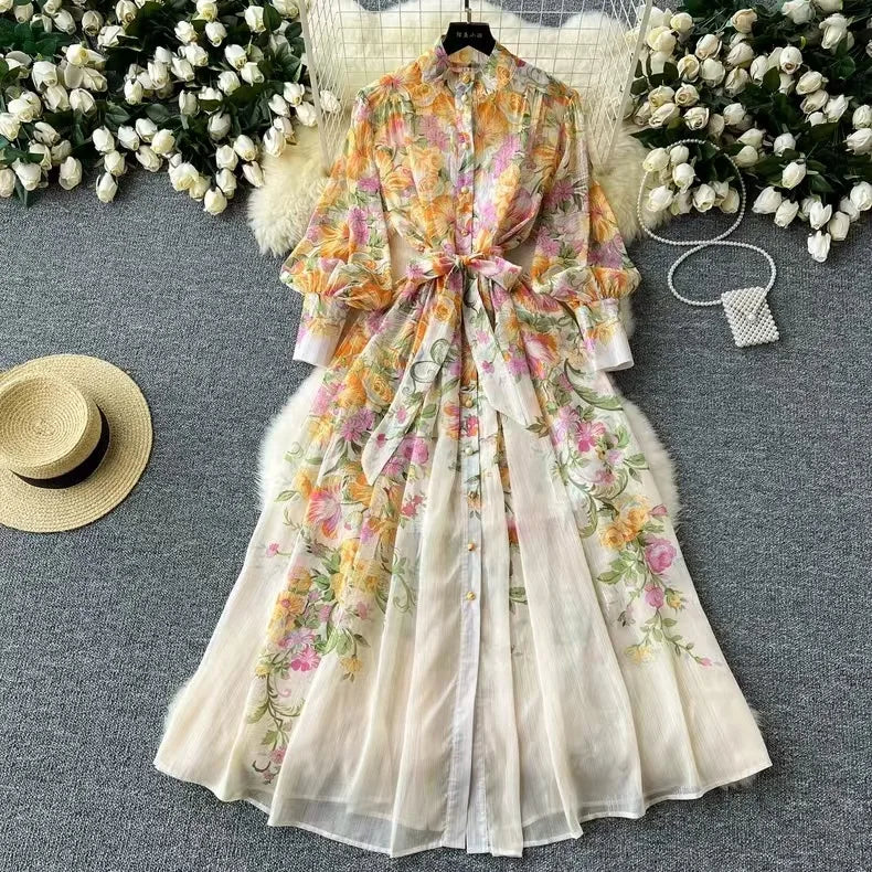Lucy | Vestido de Verano Floral Bohemio