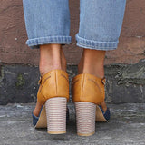 Amayrani® | Sandalias de tacón ancho para mujer
