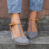Amayrani® | Sandalias de tacón ancho para mujer