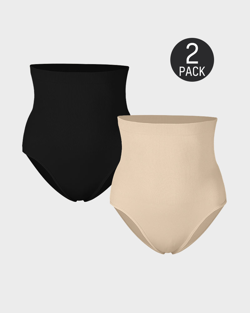 Braguitas reductoras de cintura y abdomen (paquete de 2)