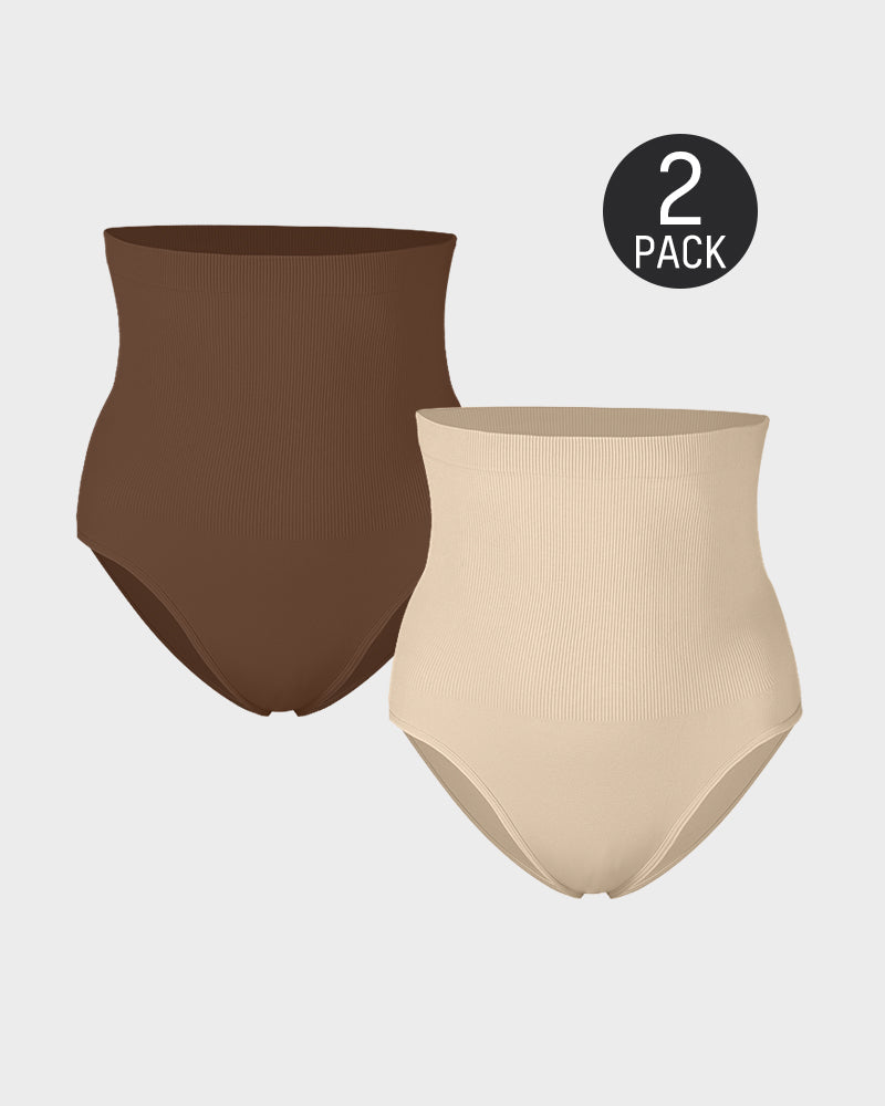 Braguitas reductoras de cintura y abdomen (paquete de 2)