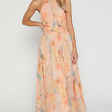 Antonella | Elegante Vestido Maxi con Cuello Halter