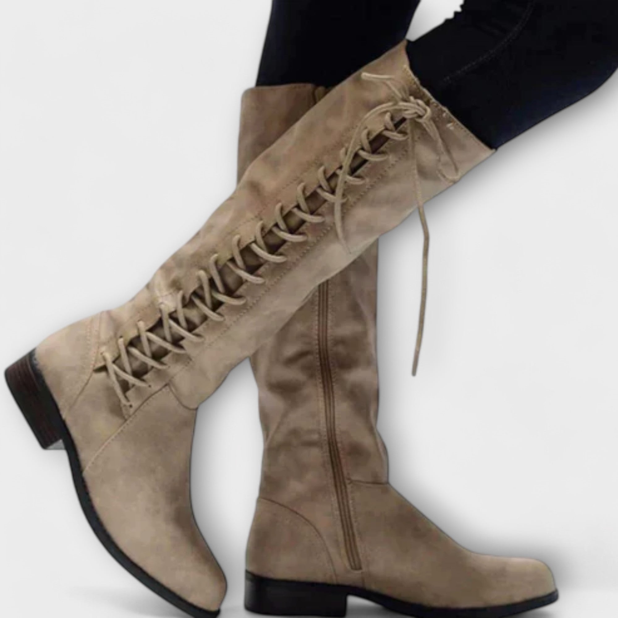 Milenne - Botas Altas con Cordones