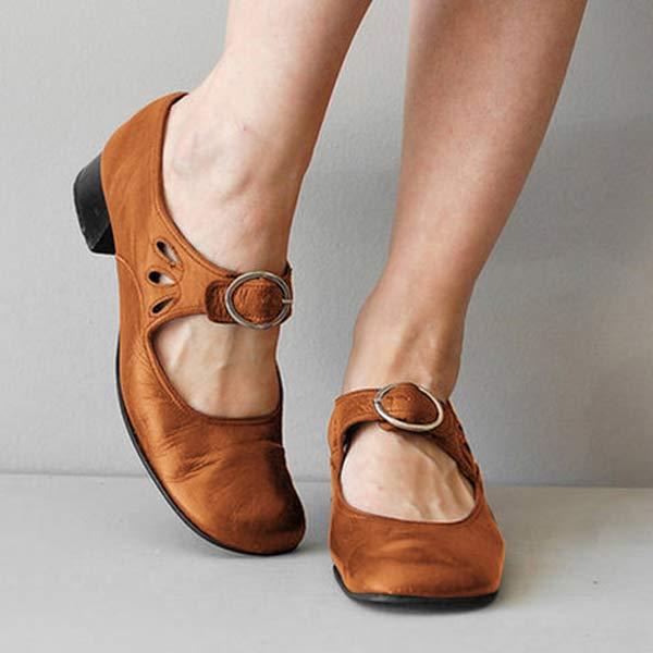 Rhoda® | Classic sandals with leather heels