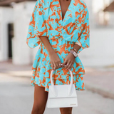 Valeria - Vestido Mini Floral Bohemio