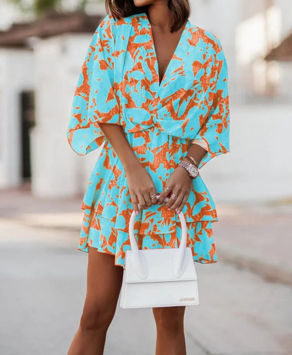 Valeria - Vestido Mini Floral Bohemio