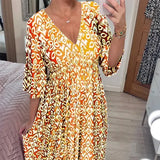 Hazel | Vestido Midi de Corte Geométrico
